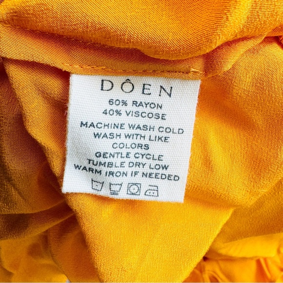 Doen Arleen Orange Maxi Dress NEW - Picture 11 of 11